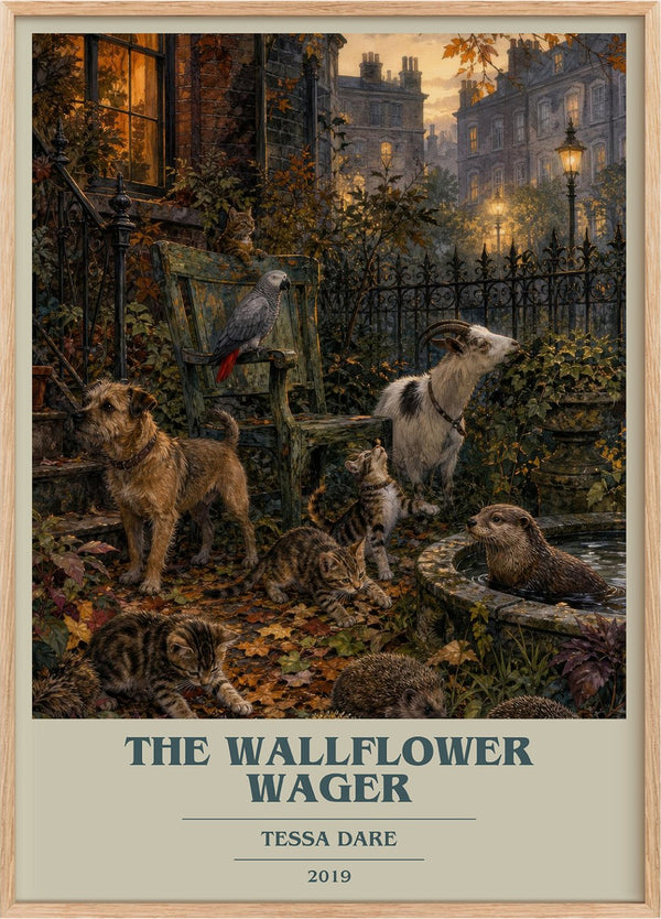 The Wallflower Wager Book Cover Poster by Tessa Dare