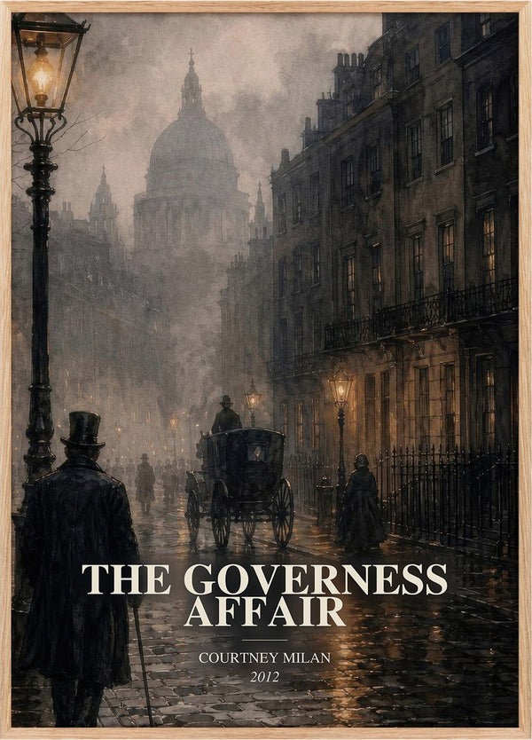 The Governess Affair Book Watercolour Illustration by Courtney Milan