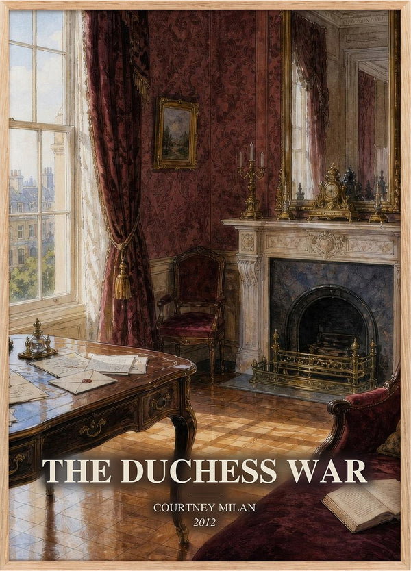The Duchess War Book Watercolour Illustration by Courtney Milan