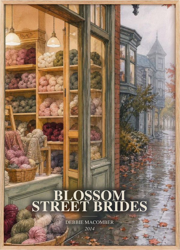 Blossom Street Brides Book Watercolour Illustration by Debbie Macomber