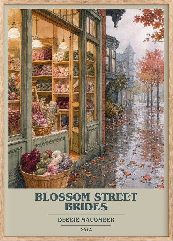 Blossom Street Brides Book Cover Poster by Debbie Macomber