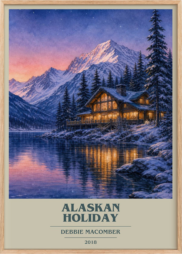 Alaskan Holiday Book Cover Poster by Debbie Macomber