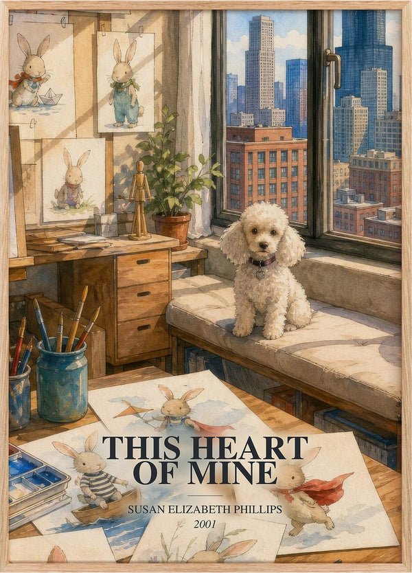 This Heart of Mine Book Watercolour Illustration by S. Phillips