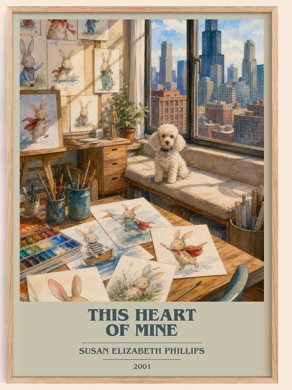 This Heart of Mine book cover book poster by Susan Elizabeth Phillips – framed literary art print