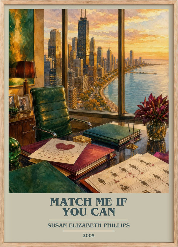 Match Me If You Can Book Cover Poster by Susan Elizabeth Phillips