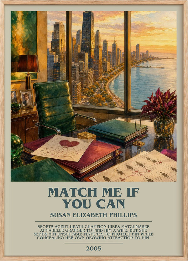 Match Me If You Can Bookish Wall Art by Susan Elizabeth Phillips