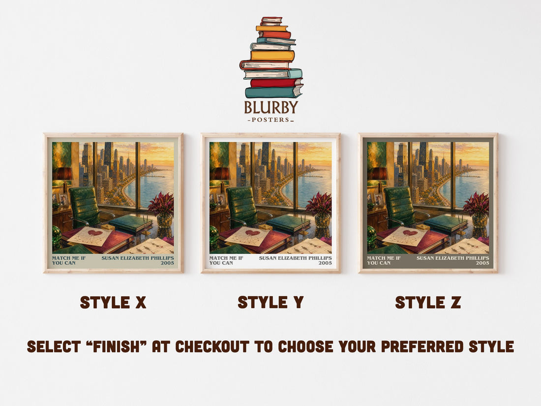 Match Me If You Can literary print in frame leaning in hallway – romance wall art (mockup)
