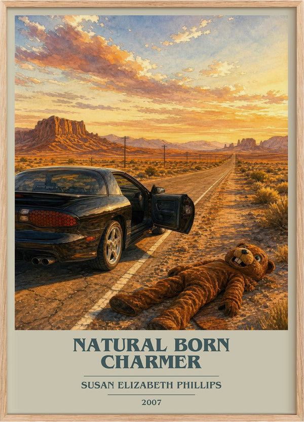 Natural Born Charmer Book Cover Poster by Susan Elizabeth Phillips