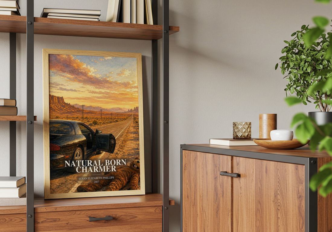 Natural Born Charmer book watercolour illustration paper finish options – matte satin gloss