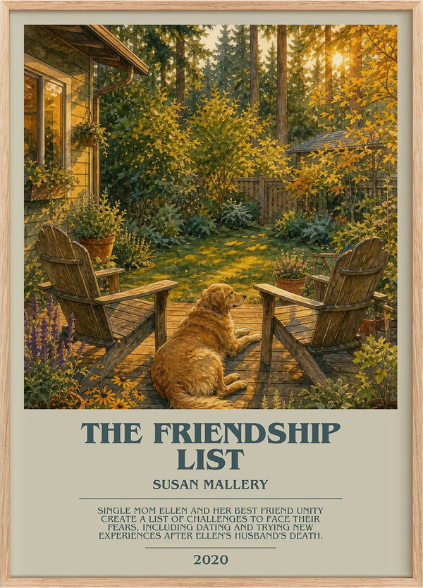 The Friendship List Bookish Wall Art by Susan Mallery