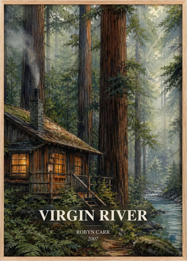 Virgin River Book Watercolour Illustration by Robyn Carr