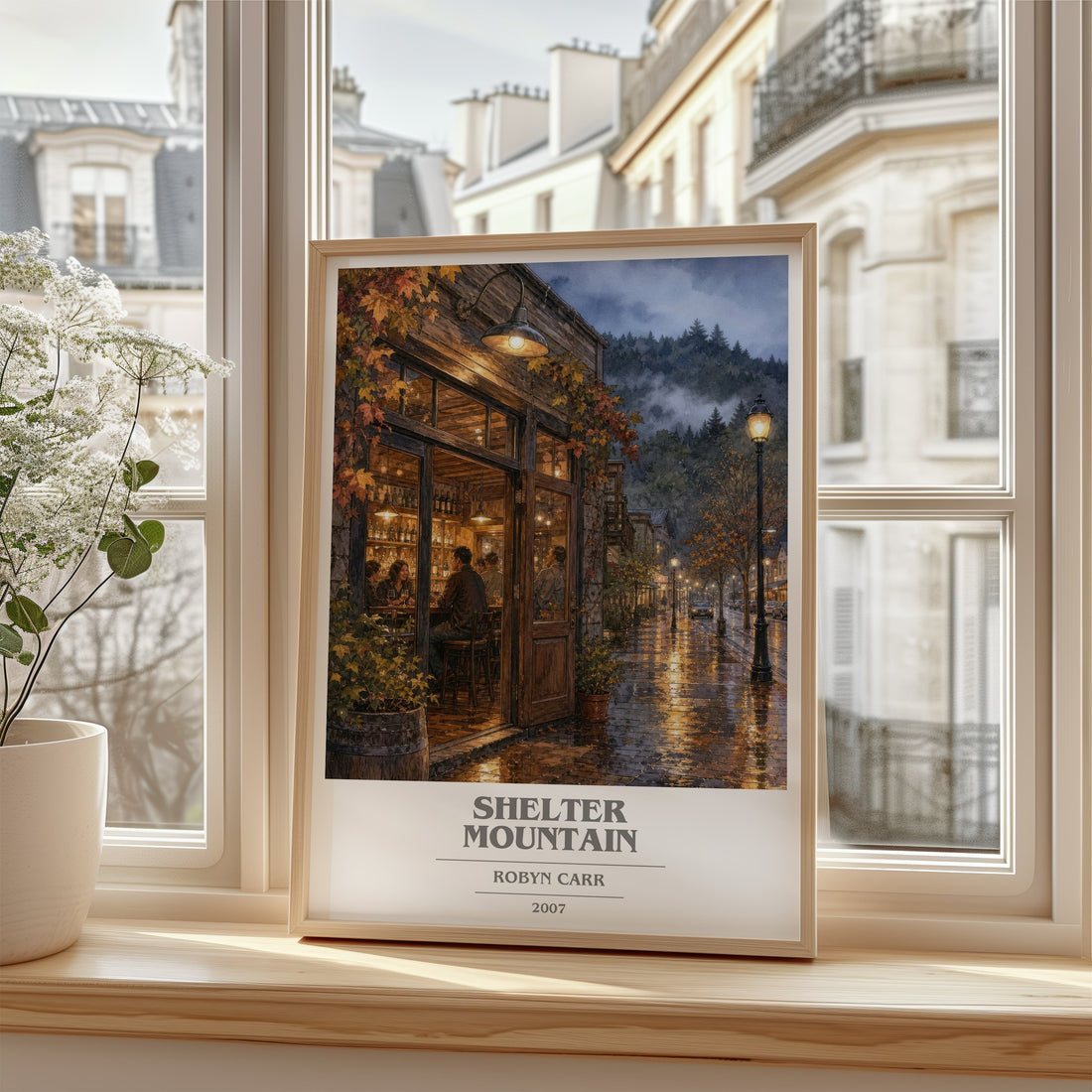 Shelter Mountain book cover poster colour and style options – Robyn Carr book art