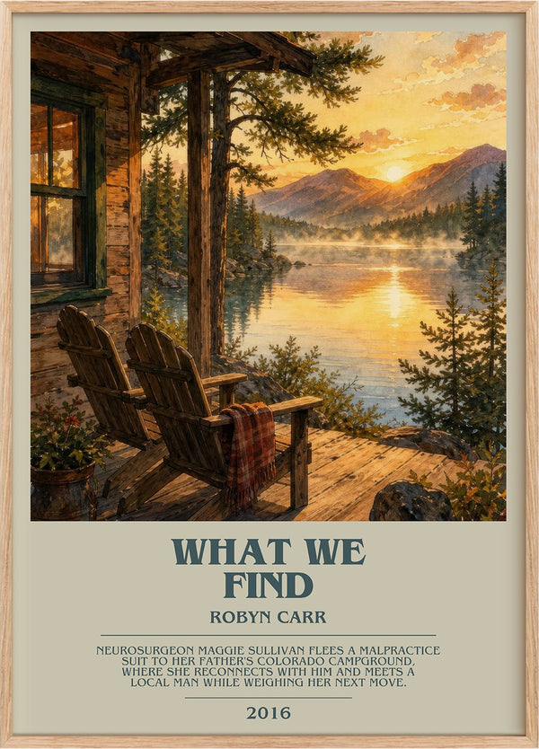 What We Find Bookish Wall Art by Robyn Carr
