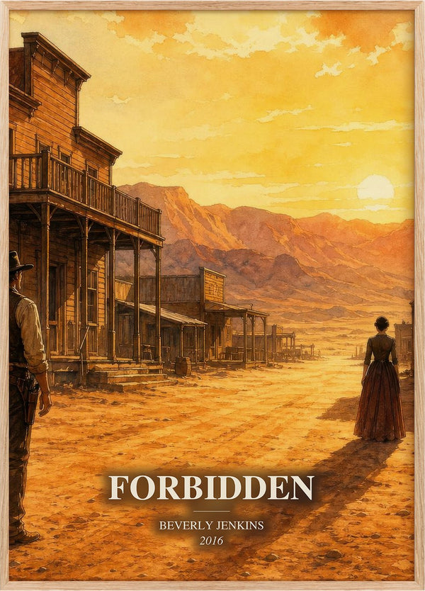 Forbidden Book Watercolour Illustration by Beverly Jenkins