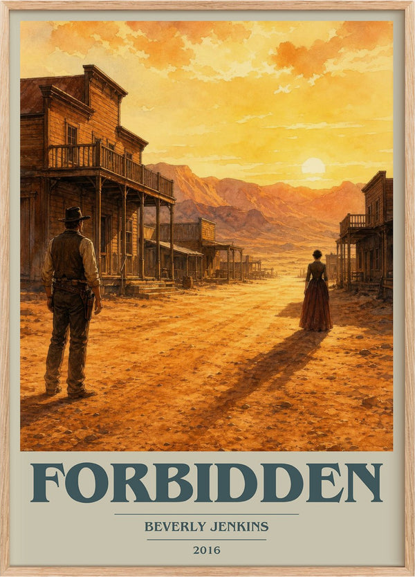 Forbidden Book Cover Poster by Beverly Jenkins