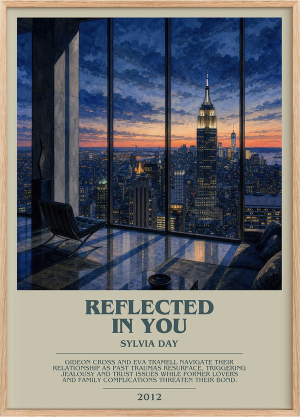 Reflected in You Bookish Wall Art by Sylvia Day