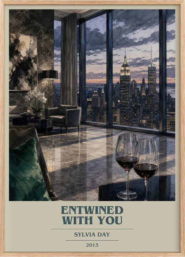 Entwined with You Book Cover Poster by Sylvia Day