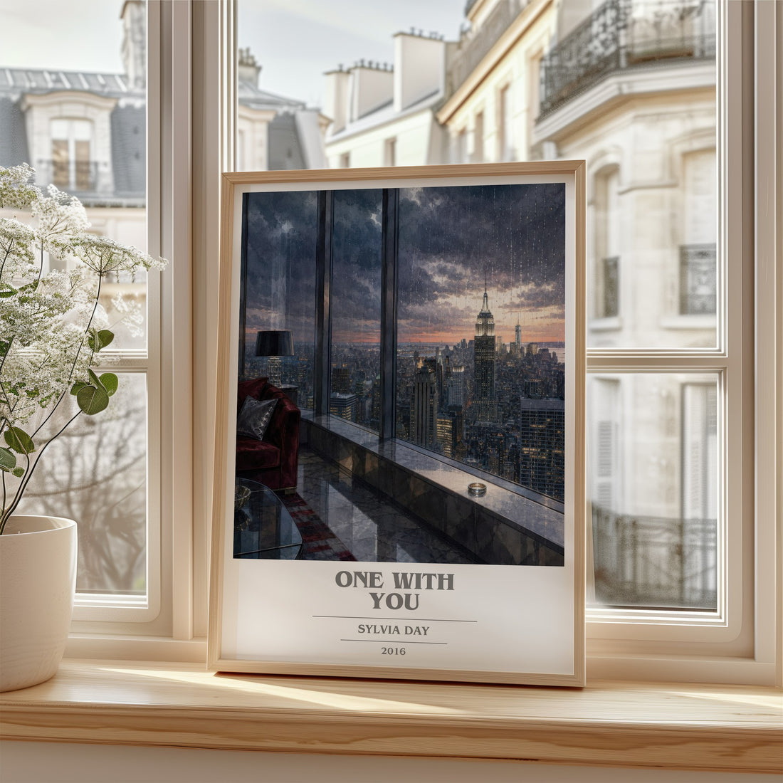 One with You book cover poster colour and style options – Sylvia Day book art
