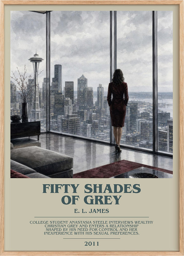 Fifty Shades of Grey Bookish Wall Art by E. L. James