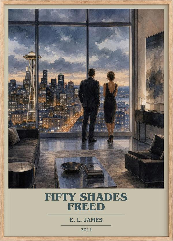 Fifty Shades Freed Book Cover Poster by E. L. James