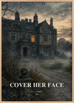 Cover Her Face Book Watercolour Illustration by E. L. James