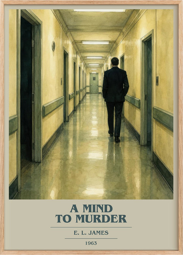 A Mind to Murder Book Cover Poster by E. L. James