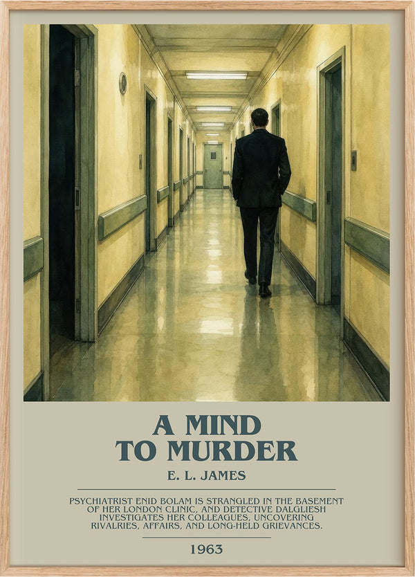 A Mind to Murder Bookish Wall Art by E. L. James
