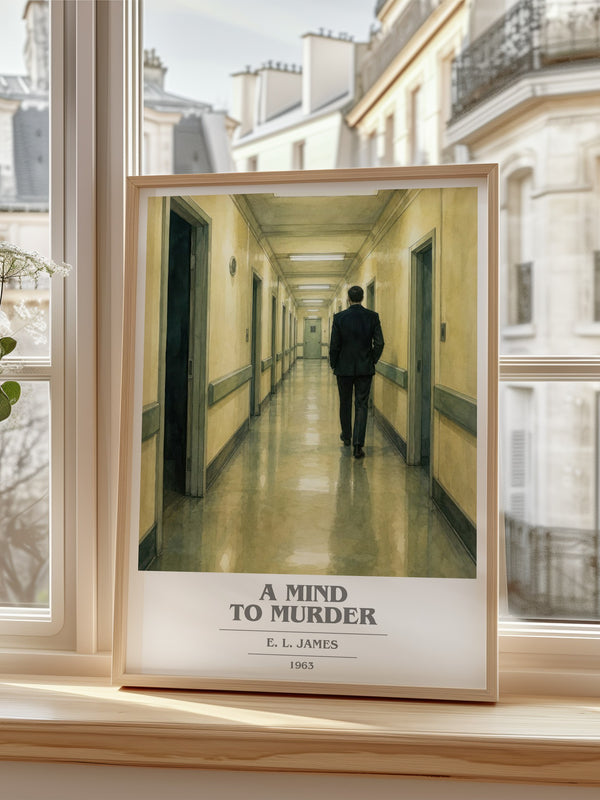 A Mind to Murder book cover poster colour and style options – E. L. James book art