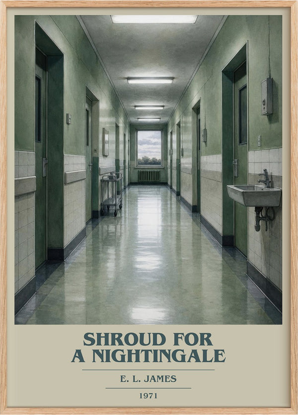 Shroud for a Nightingale Book Cover Poster by E. L. James