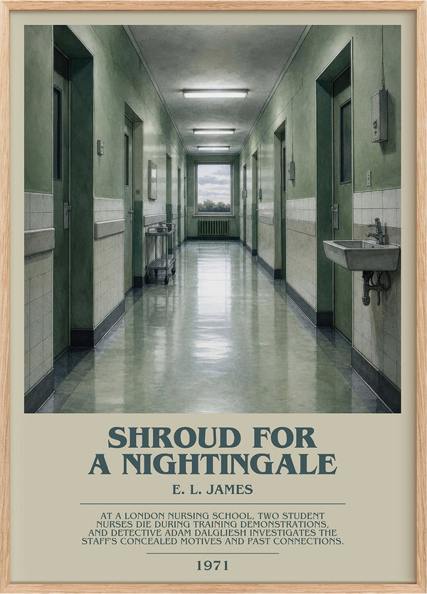 Shroud for a Nightingale Bookish Wall Art by E. L. James