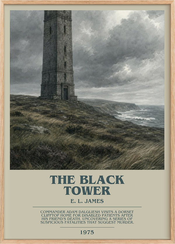 The Black Tower Bookish Wall Art by E. L. James