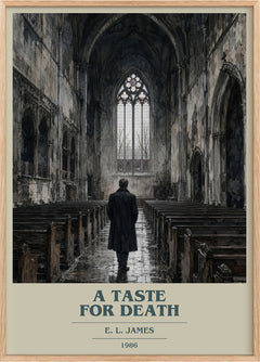 A Taste for Death Book Cover Poster by E. L. James
