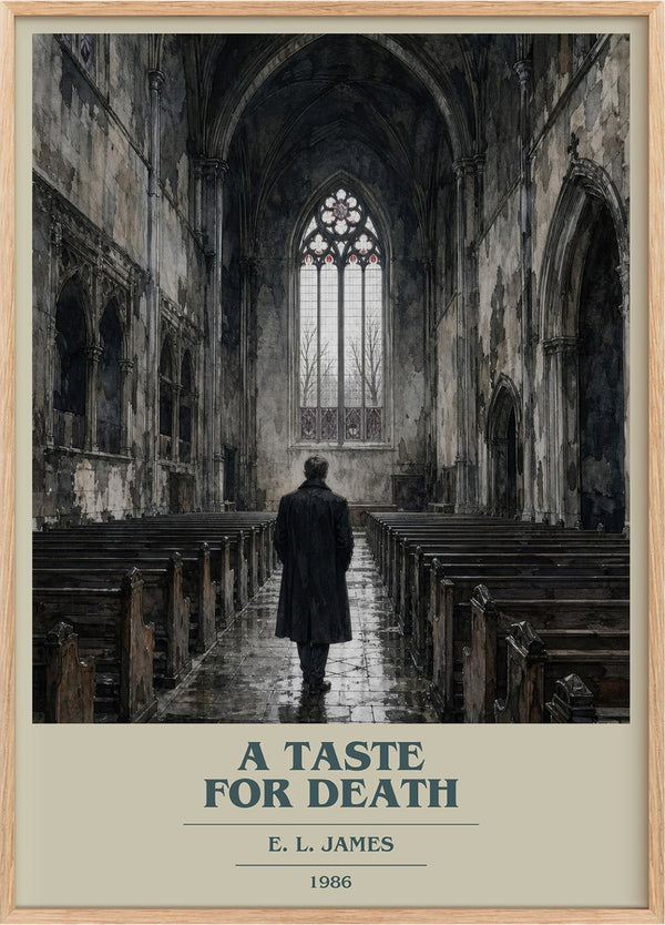 A Taste for Death Book Cover Poster by E. L. James