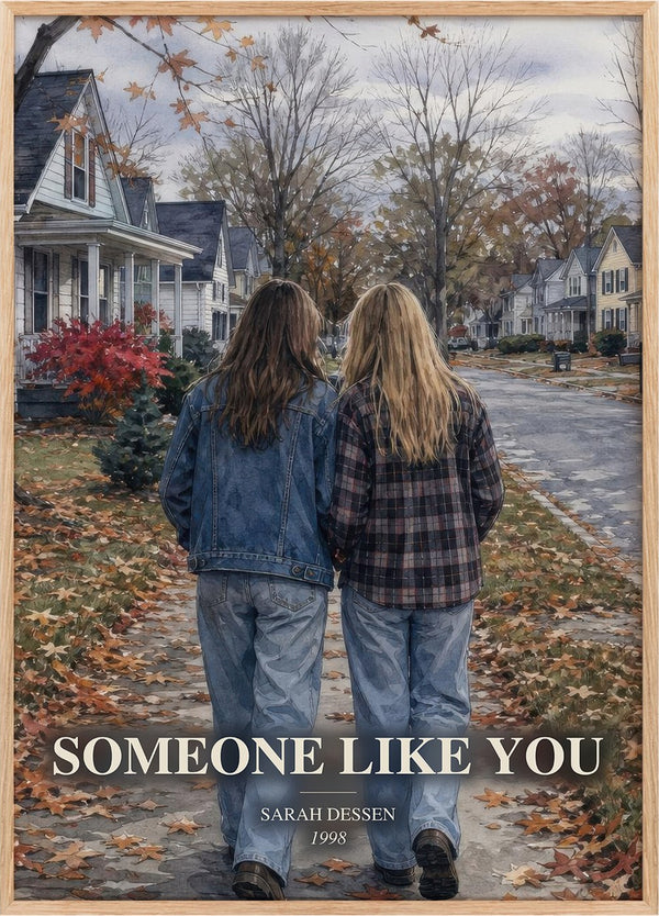 Someone Like You Book Watercolour Illustration by Sarah Dessen