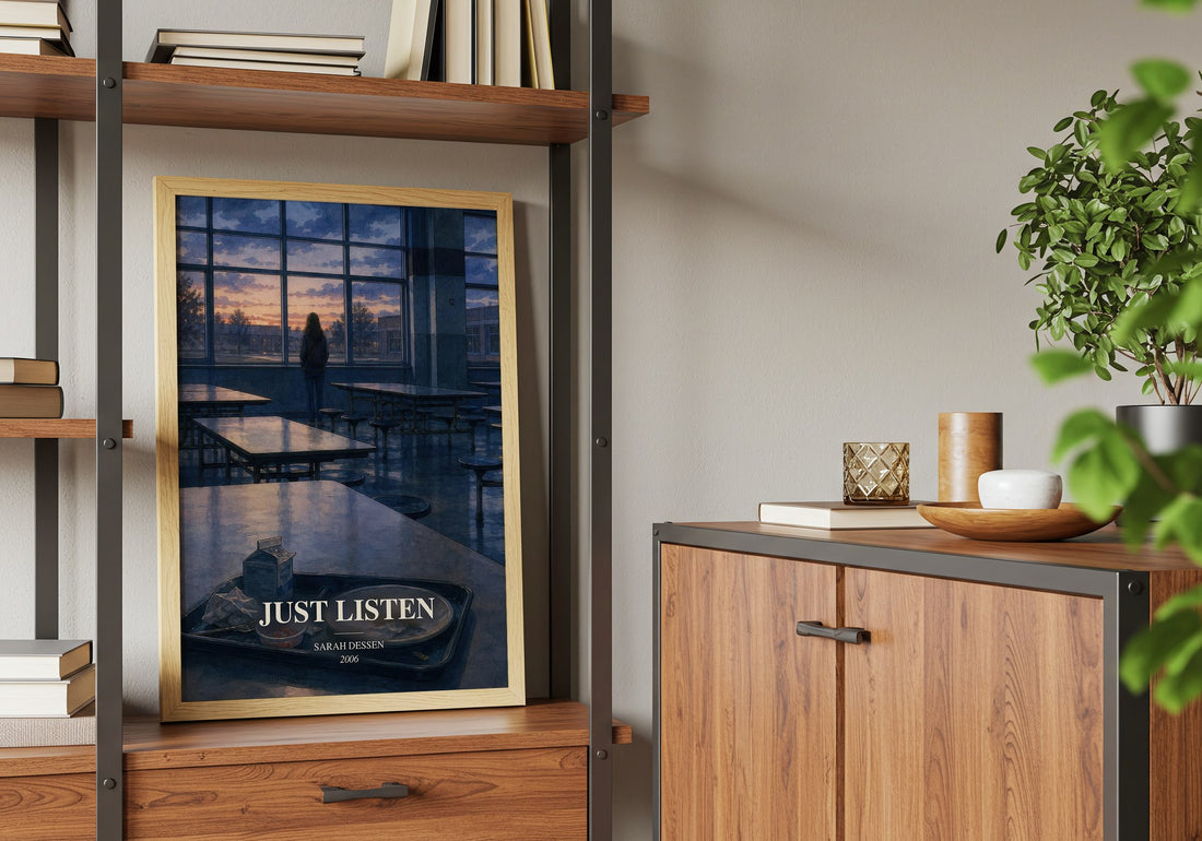 Just Listen book watercolour illustration paper finish options – matte satin gloss