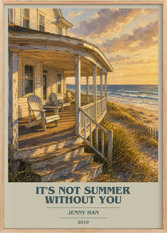It's Not Summer Without You Book Cover Poster by Jenny Han