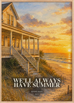 We'll Always Have Summer Book Watercolour Illustration by Jenny Han