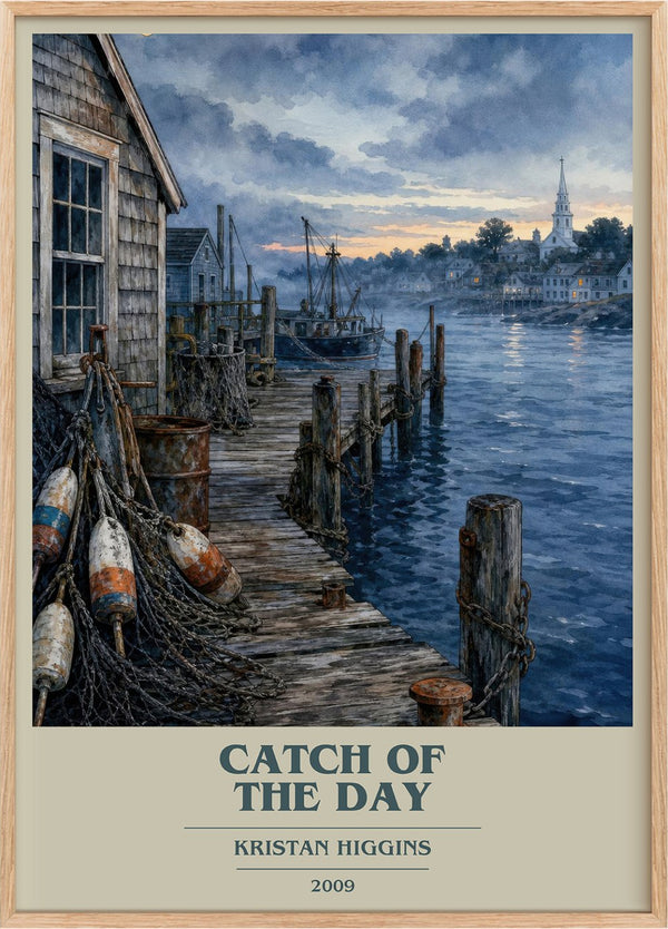 Catch of the Day Book Cover Poster by Kristan Higgins
