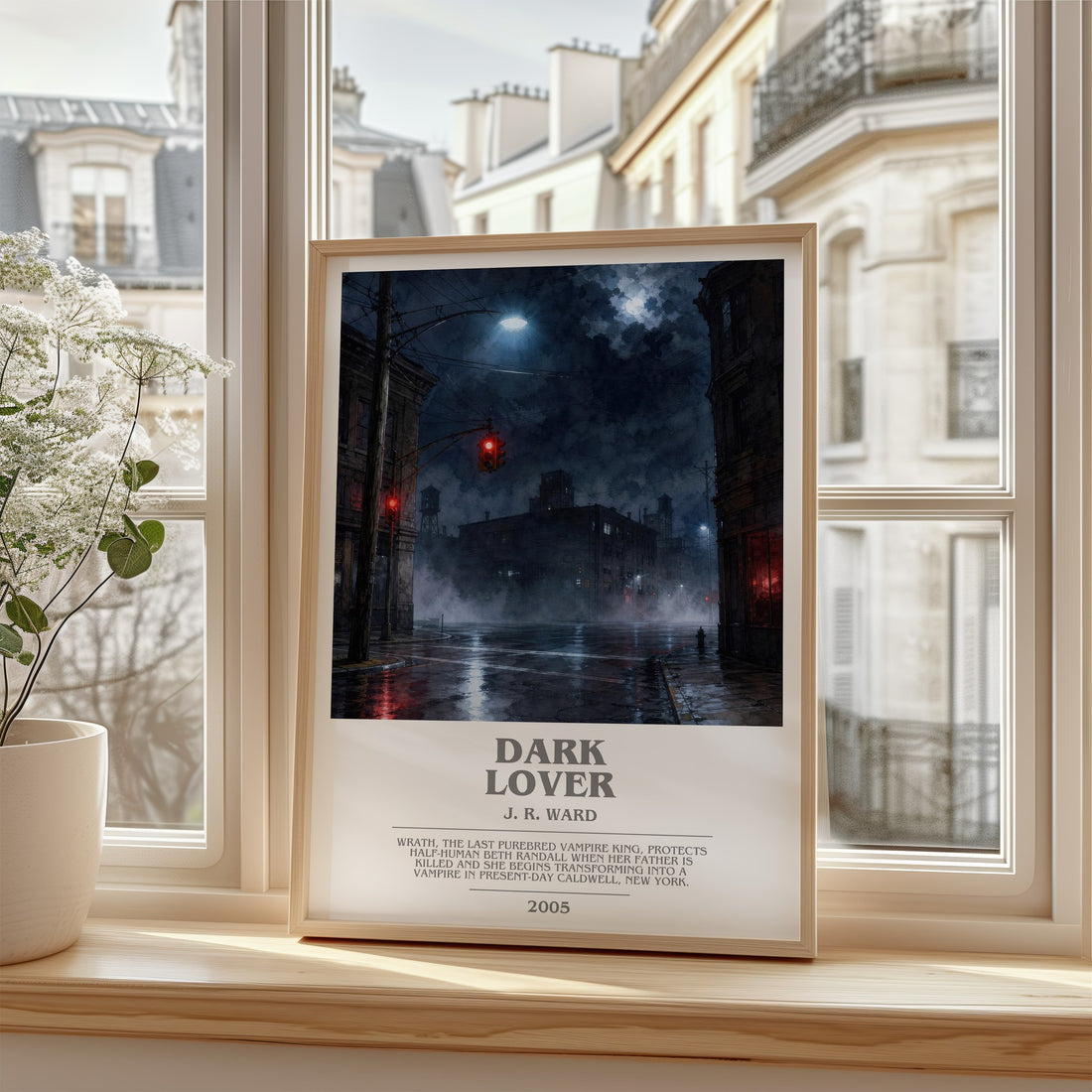 Dark Lover bookish poster colour and style options – J. R. Ward book art