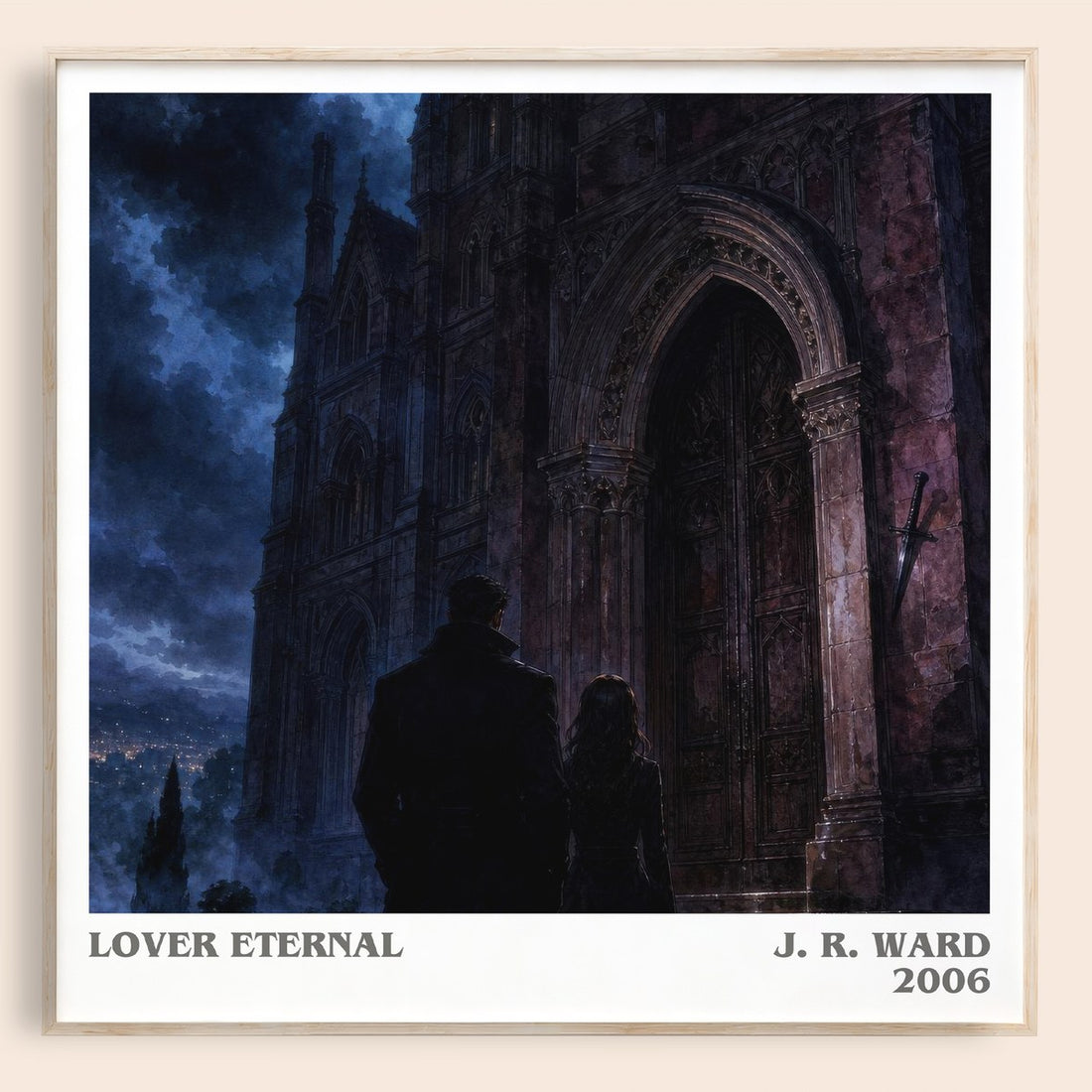 Lover Eternal literary book poster by J. R. Ward – framed literary art print