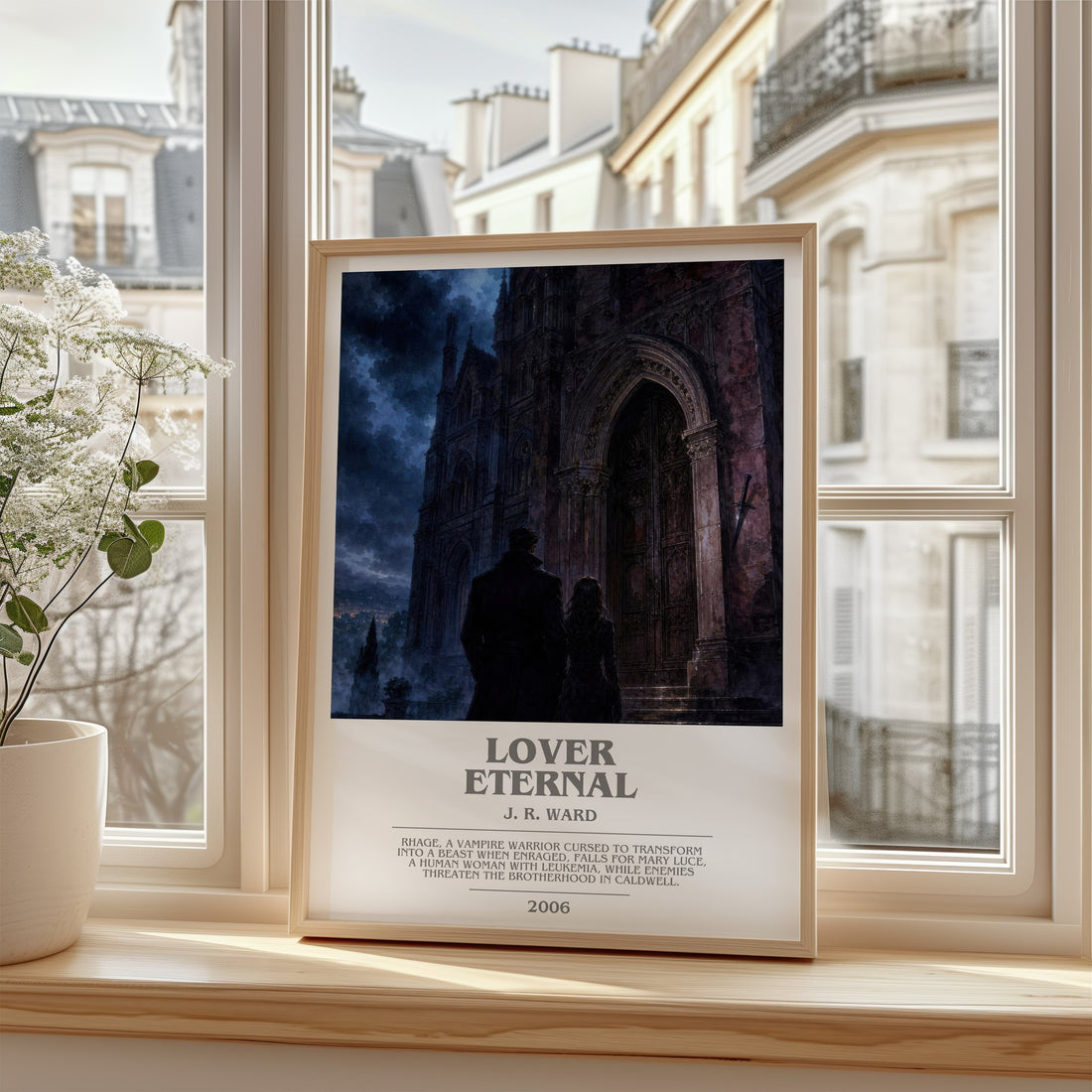 Lover Eternal bookish poster colour and style options – J. R. Ward book art