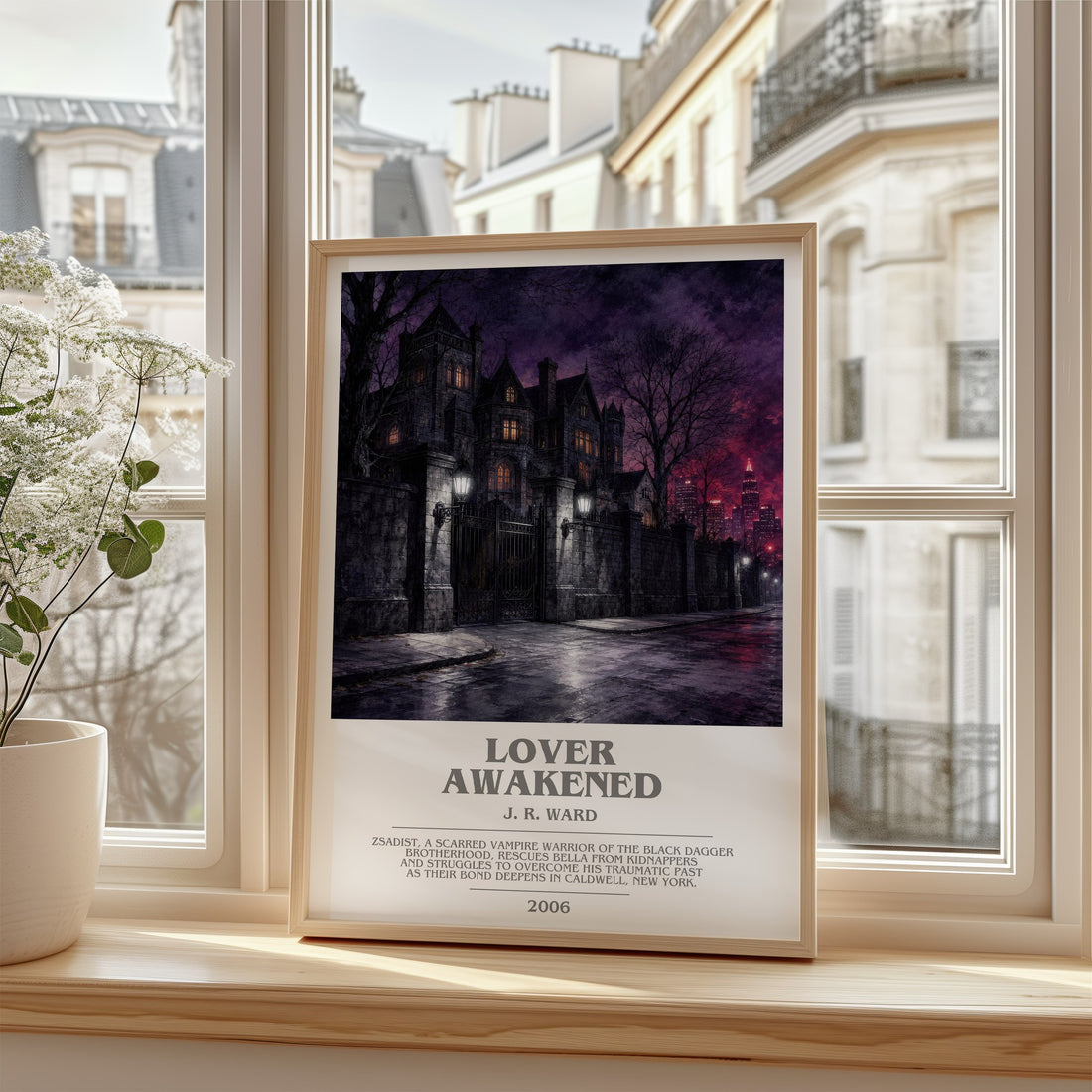 Lover Awakened bookish poster colour and style options – J. R. Ward book art