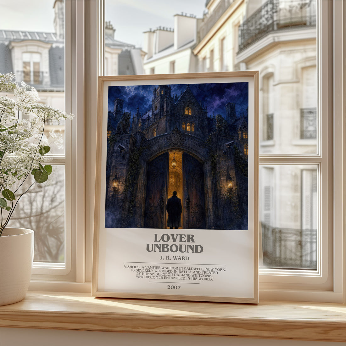 Lover Unbound bookish poster colour and style options – J. R. Ward book art