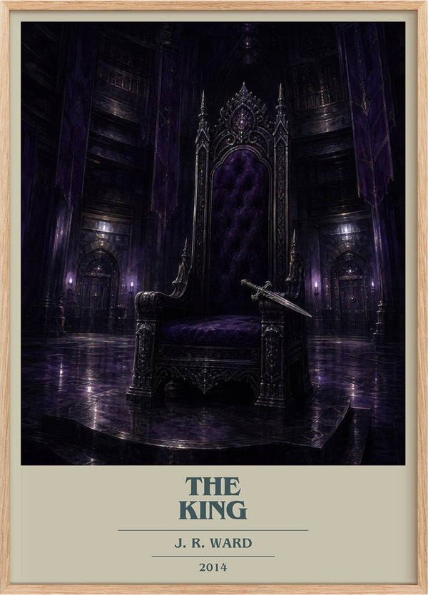 The King Book Cover Poster by J. R. Ward