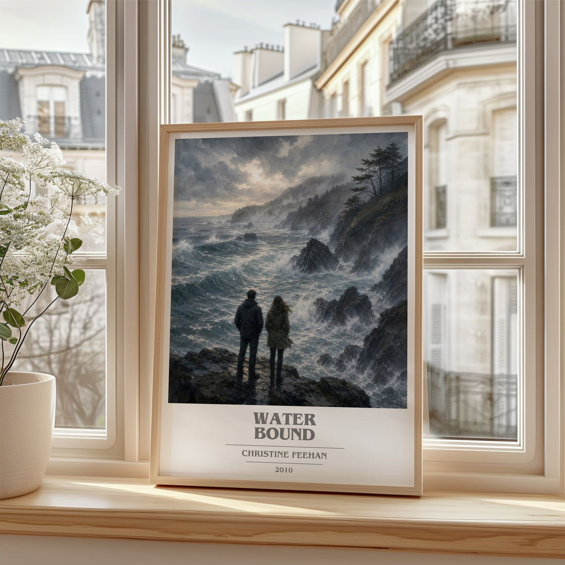 Water Bound book cover poster colour and style options – Christine Feehan book art