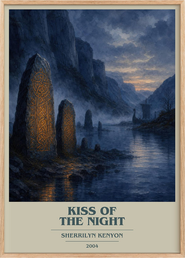 Kiss of the Night Book Cover Poster by Sherrilyn Kenyon