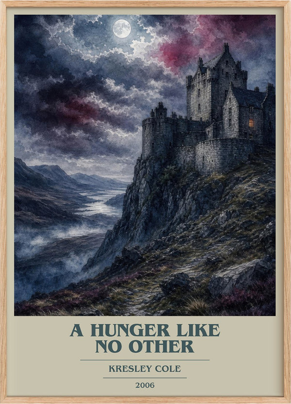 A Hunger Like No Other Book Cover Poster by Kresley Cole