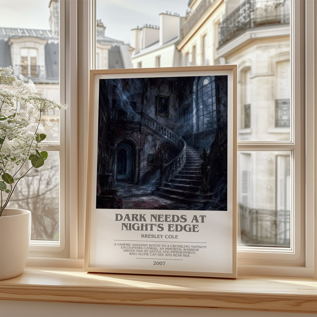 Dark Needs at Night's Edge bookish poster colour and style options – Kresley Cole book art