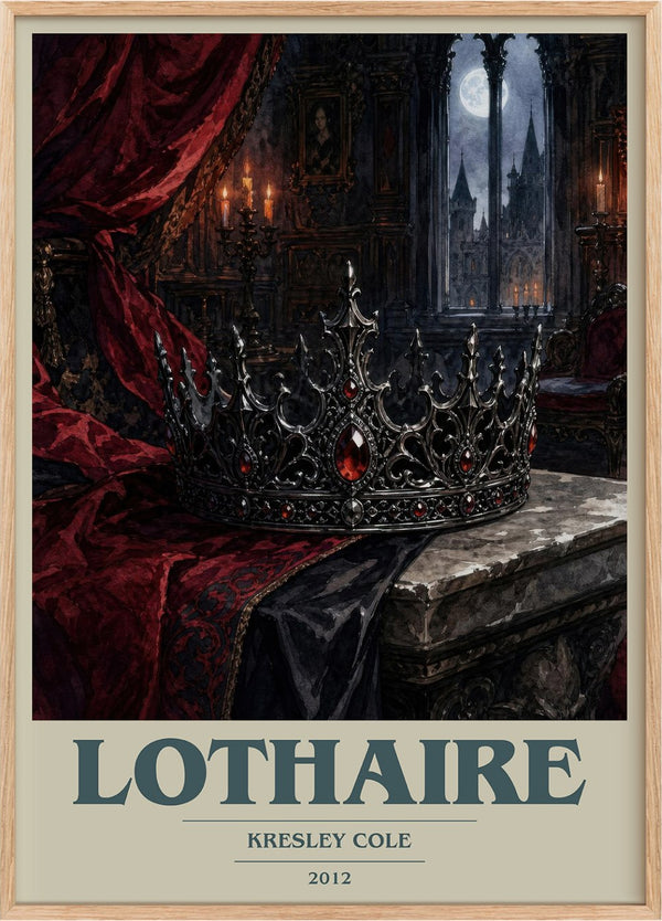 Lothaire Book Cover Poster by Kresley Cole