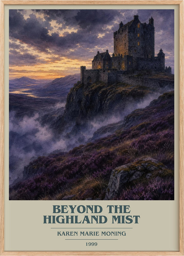 Beyond the Highland Mist Book Cover Poster by Karen Marie Moning